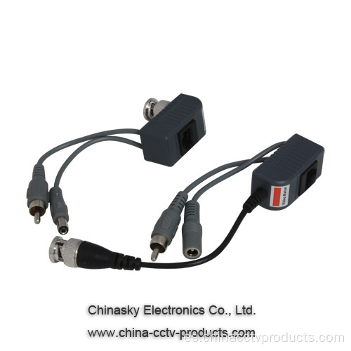 75 ohmios 1 canal Video Power Audio Balun